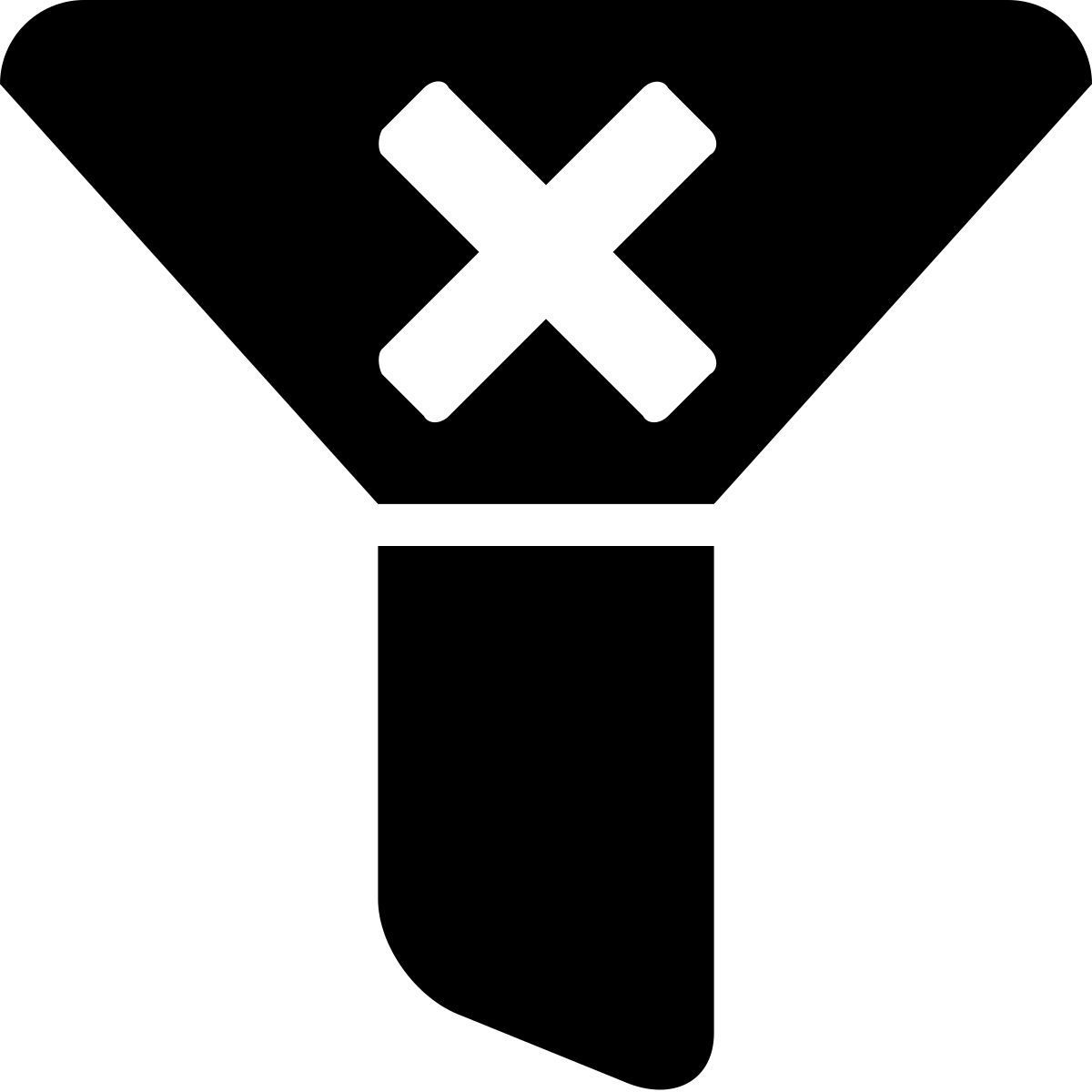 windows metro style clear filters icon