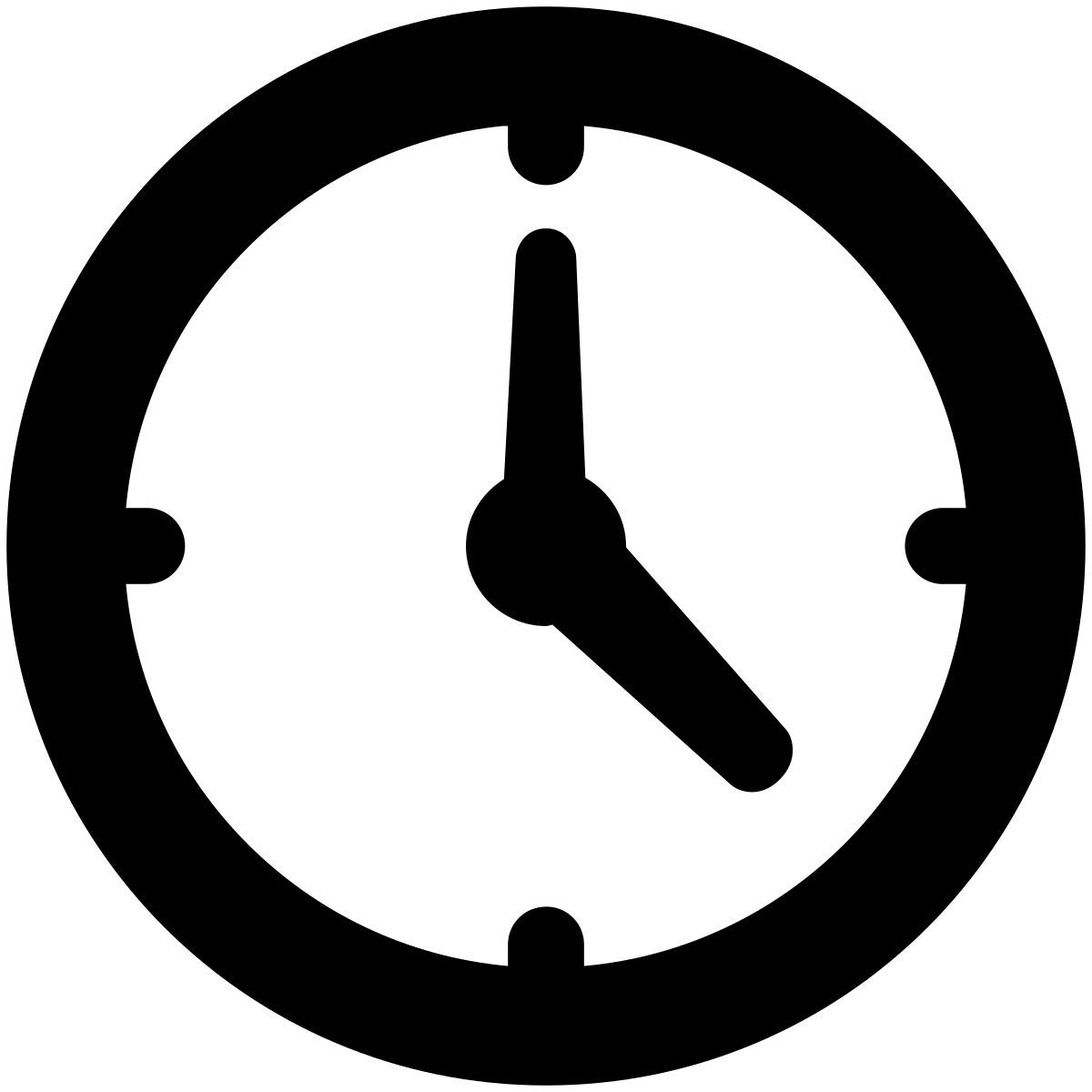 windows metro style clock icon