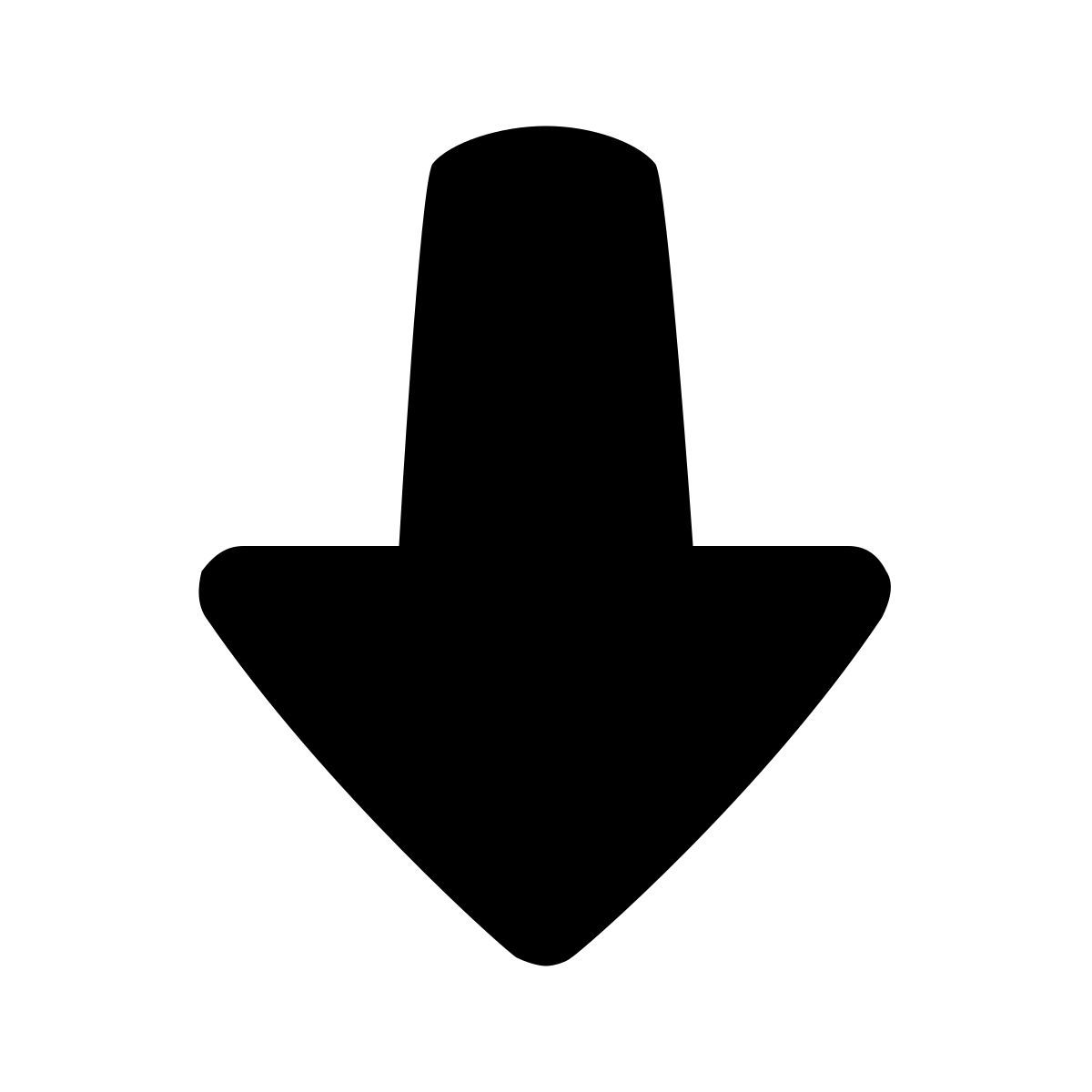 windows metro style abajo icon