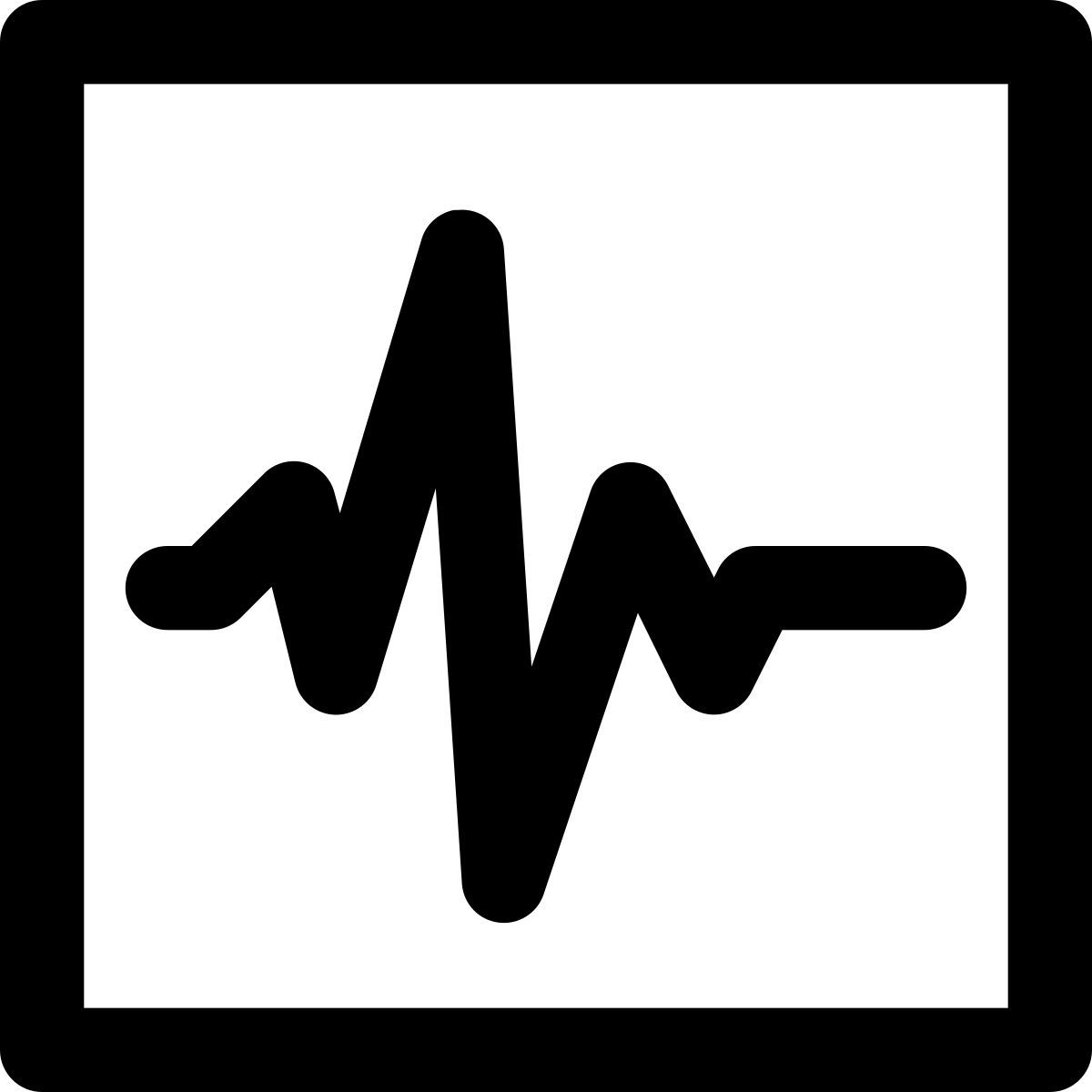 windows metro style heart monitor icon