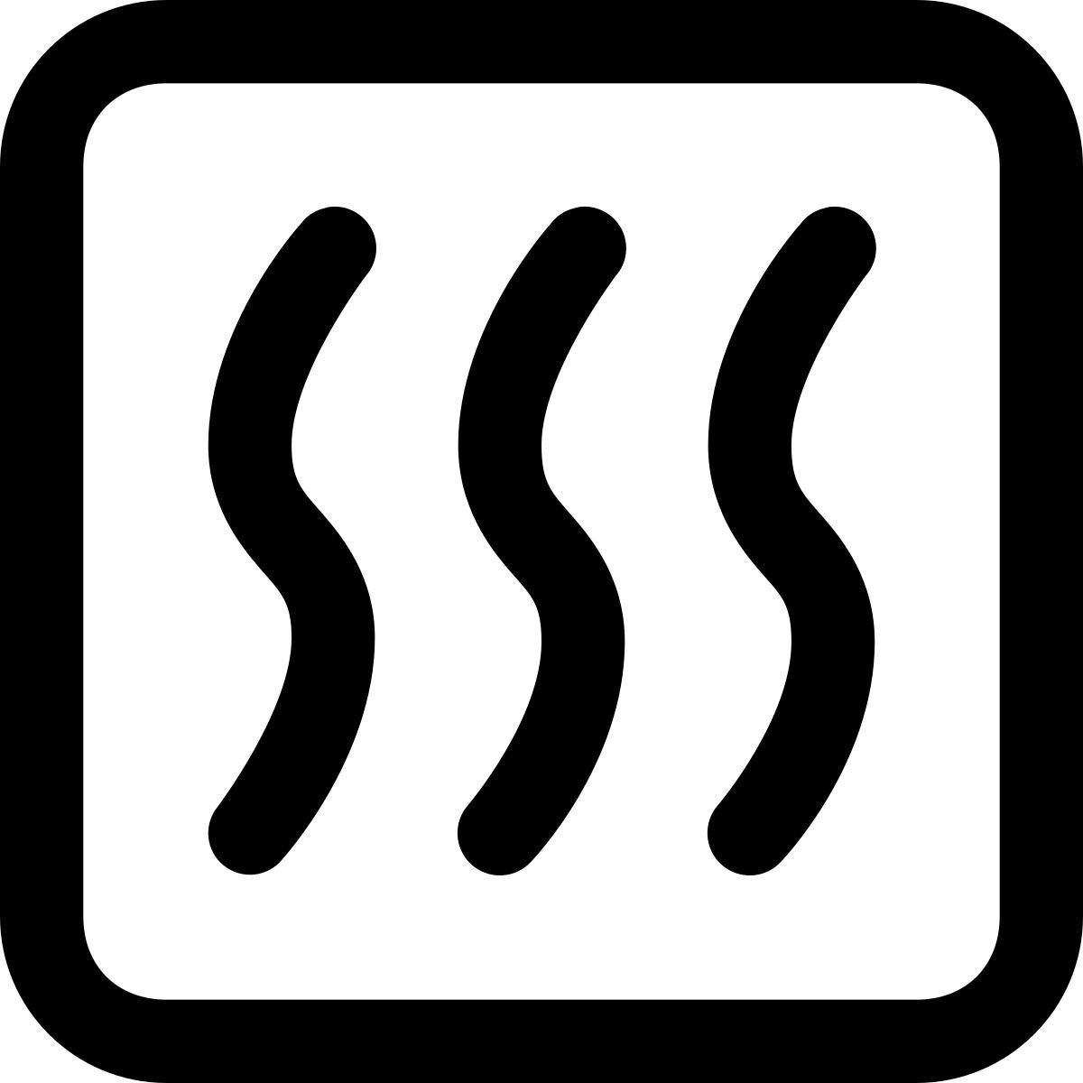 windows metro style calefacción icon