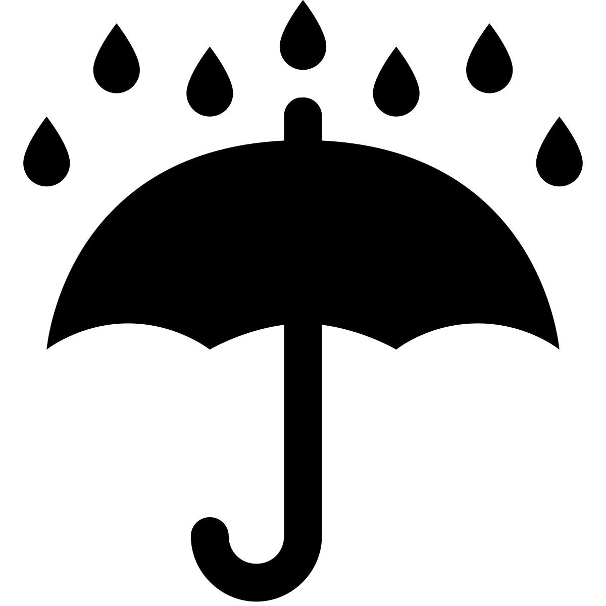 windows metro style keep dry icon