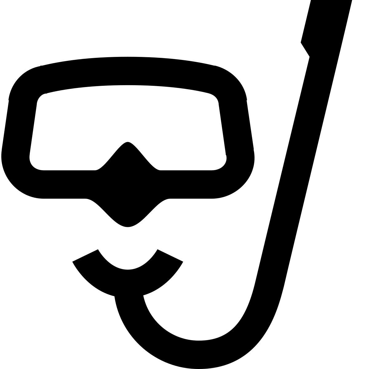 windows metro style máscara de buceo icon