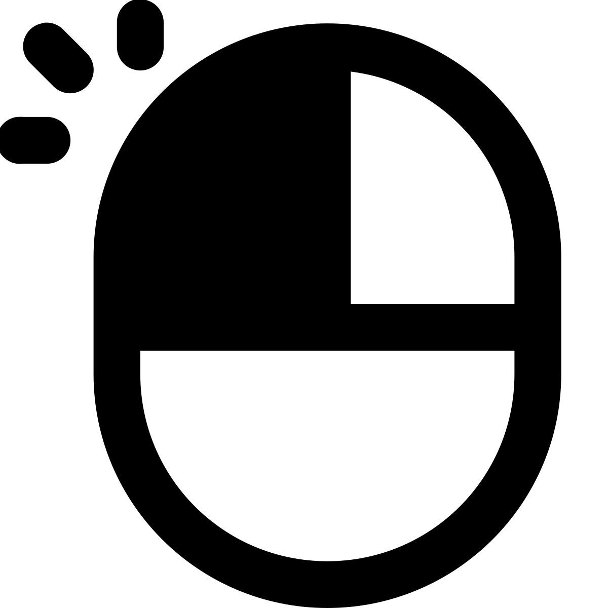 windows metro style clic izquierdo del ratón icon