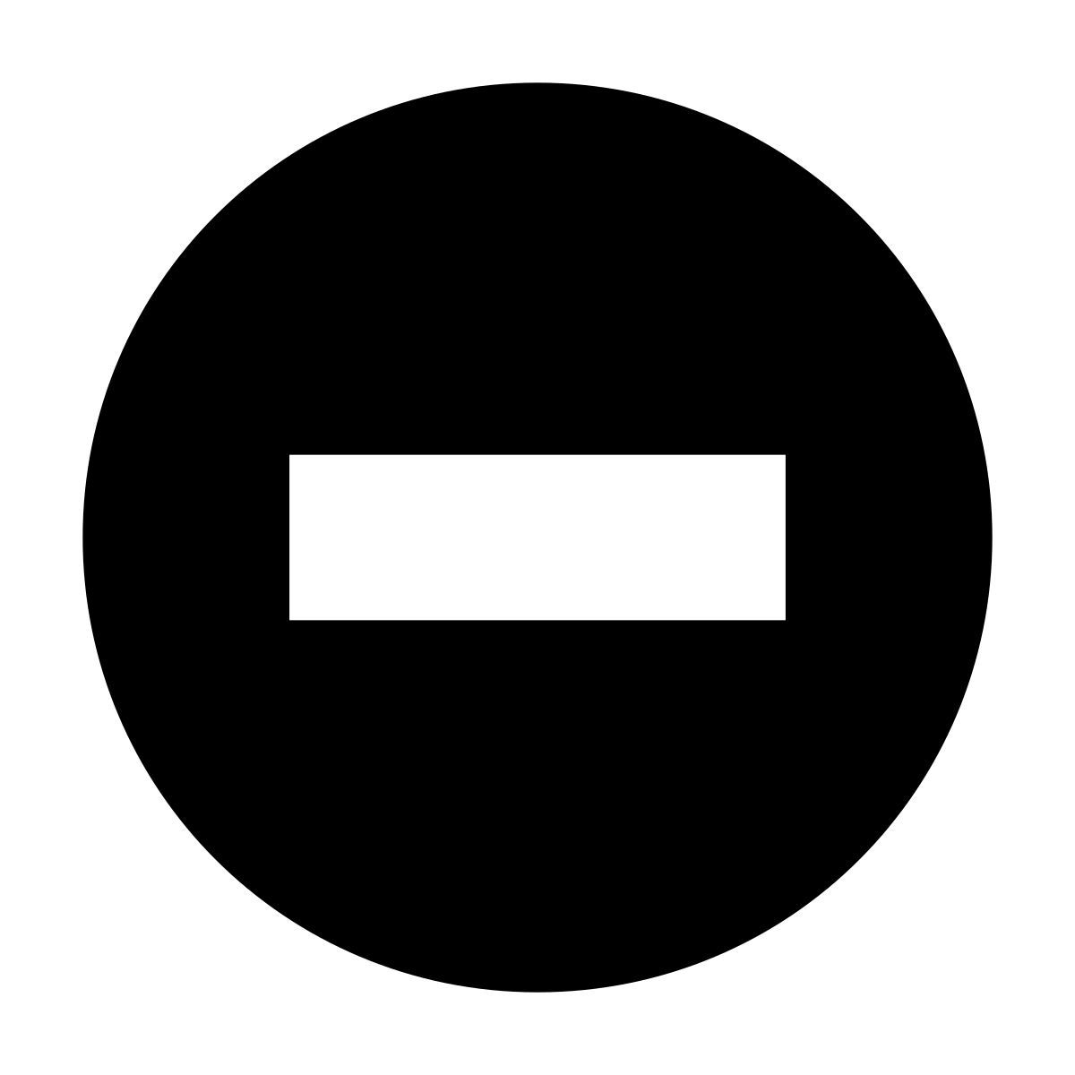 windows metro style no entry icon