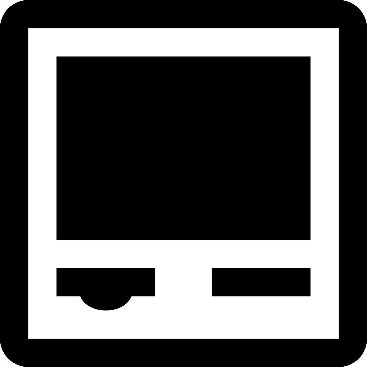 windows metro style 셀프 서비스 키오스크 icon