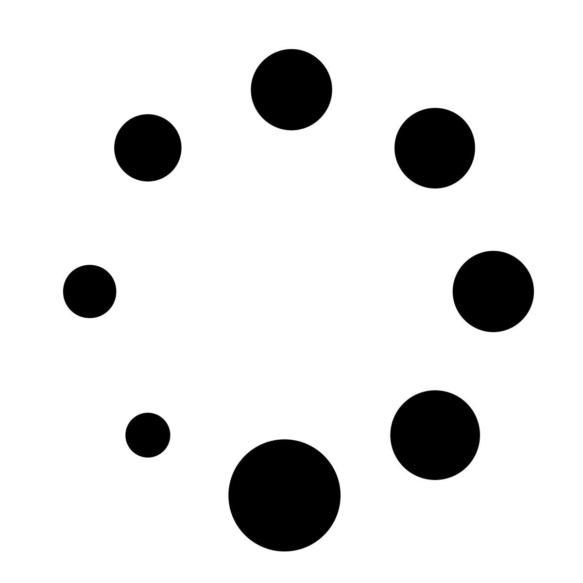 windows metro style indicateur d'activité tournant 5 icon