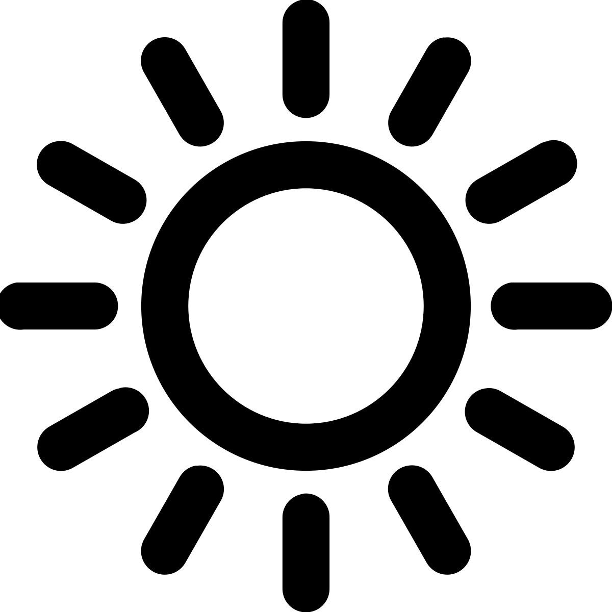 windows metro style 太阳 icon