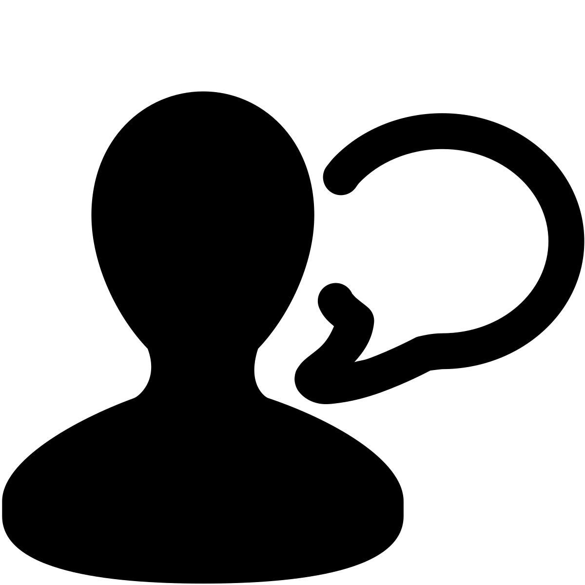 windows metro style 说话的男性 icon