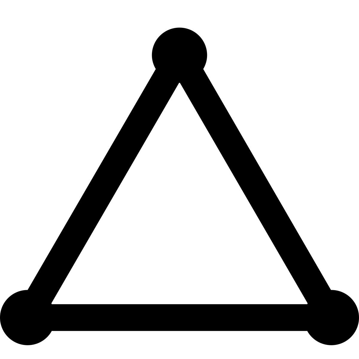 windows metro style triangle icon