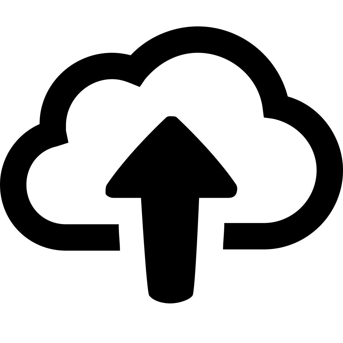 windows metro style upload to cloud icon