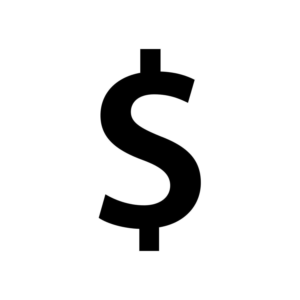 windows metro style dólar estadounidense icon