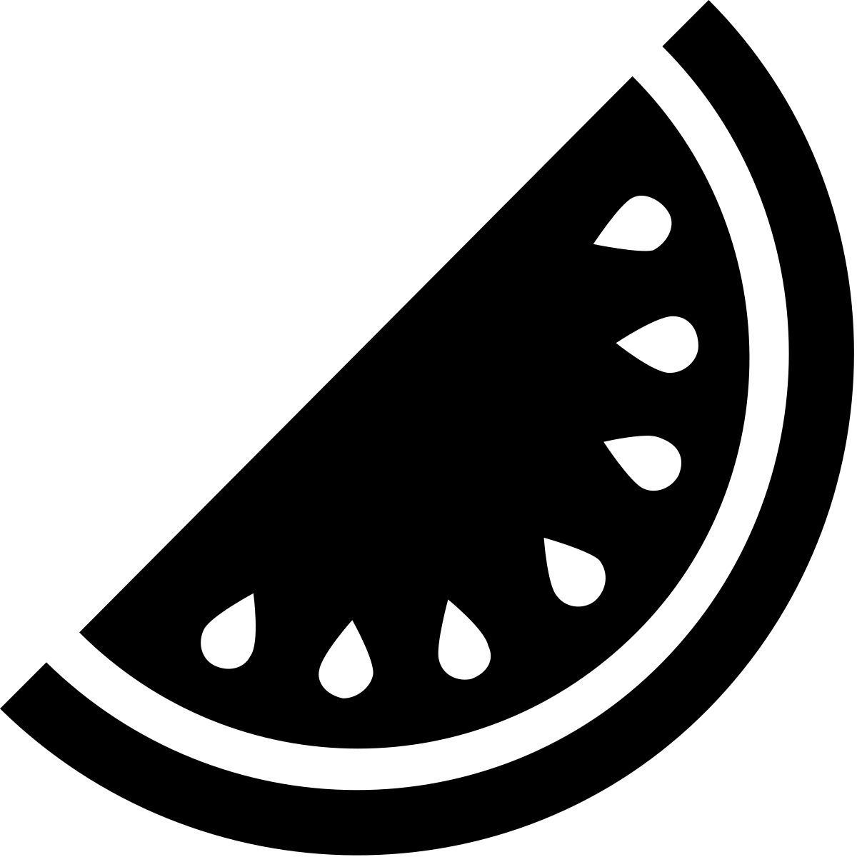 windows metro style watermelon icon
