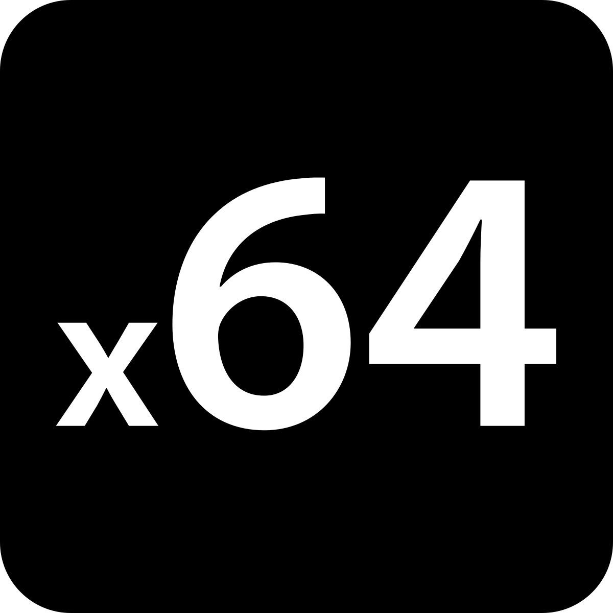 windows metro style x64 icon